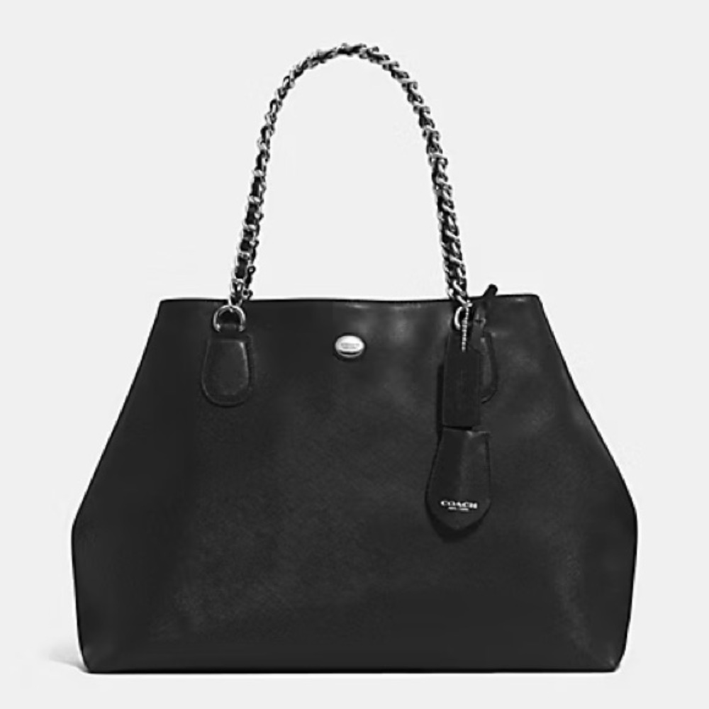 COACH Peyton Leather Chain Tote (F31752)